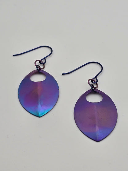 Banish the BS Titanium Scale Earrings