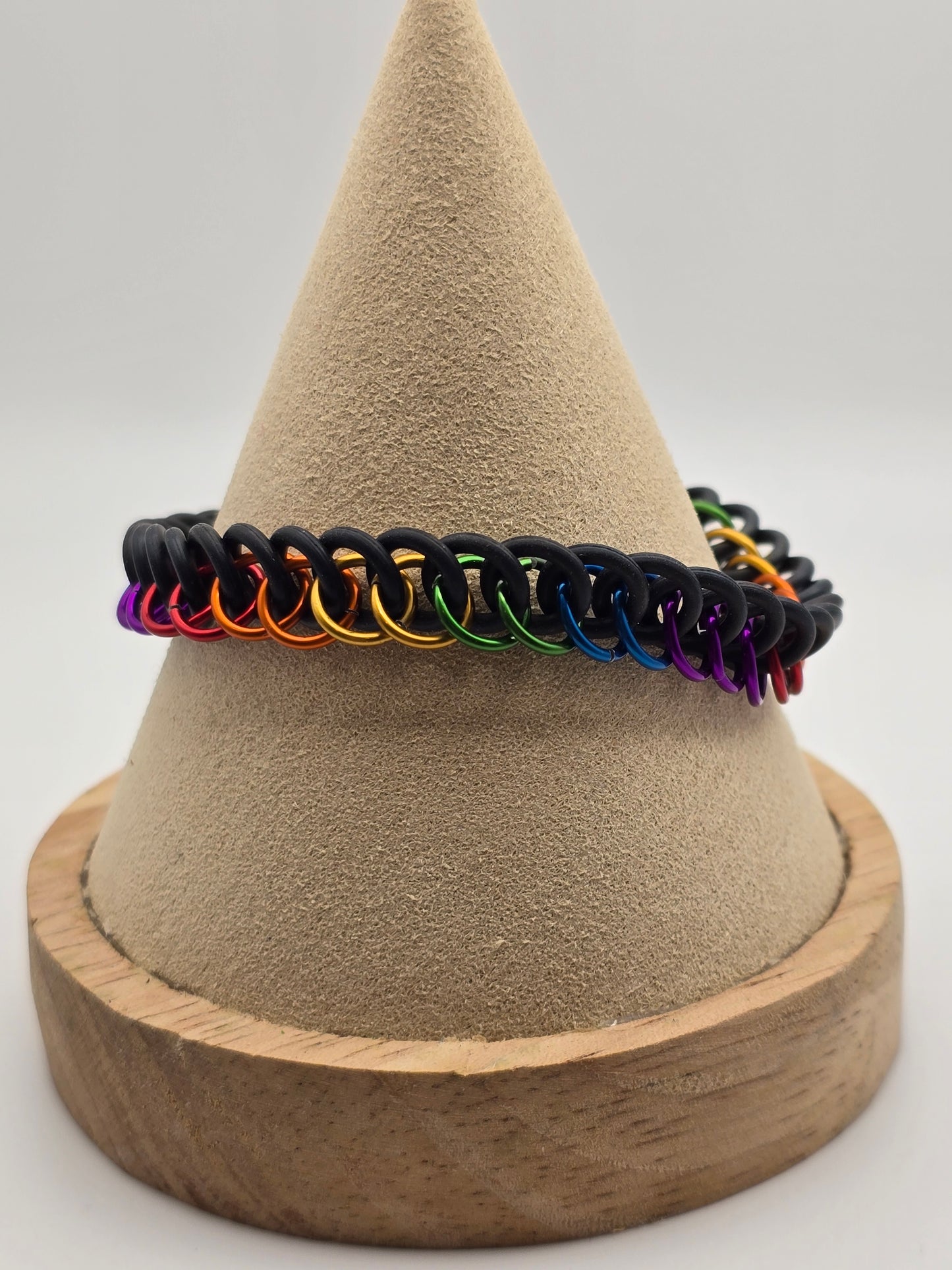 Chakra Alignment Chainmail Cuff Bracelet