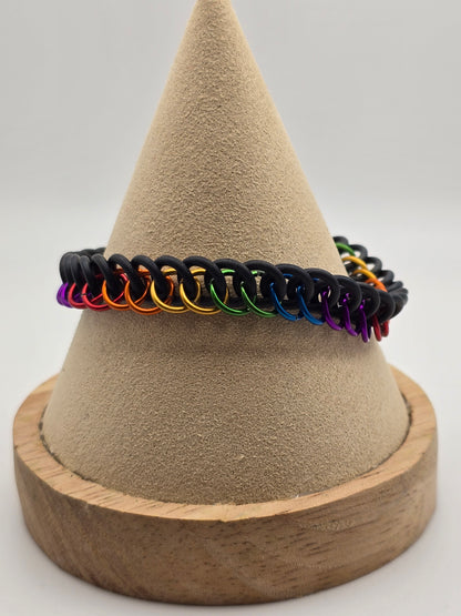 Chakra Alignment Chainmail Cuff Bracelet