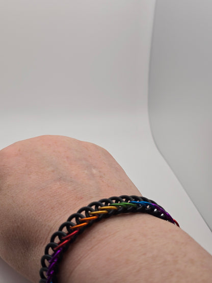 Chakra Alignment Chainmail Cuff Bracelet