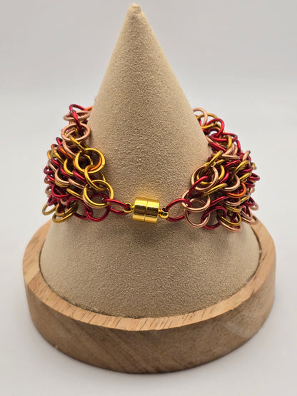 Phoenix Rise, Ashes Fall Chainmail Bracelet