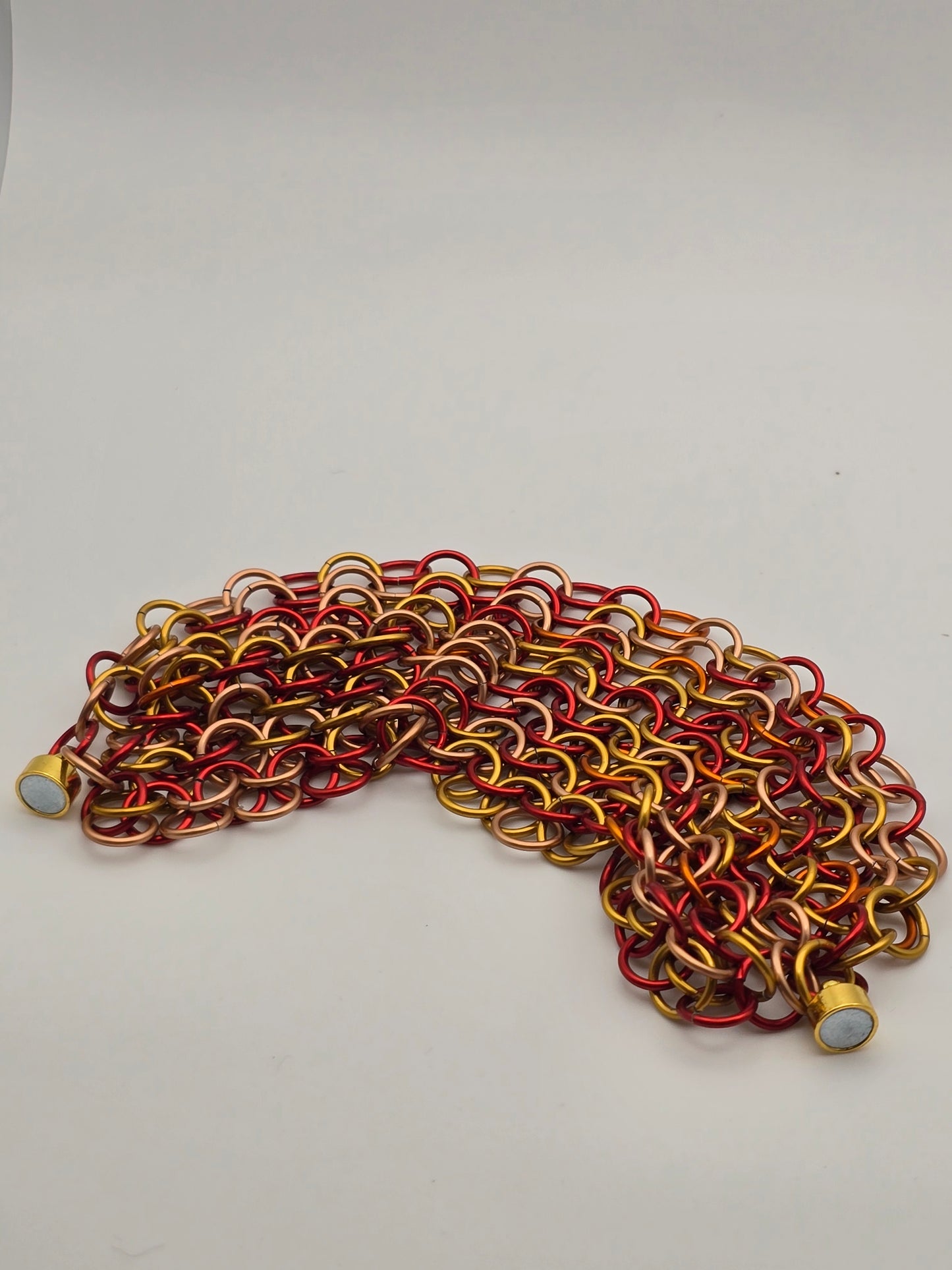 Phoenix Rise, Ashes Fall Chainmail Bracelet