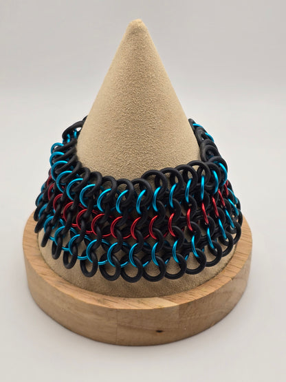 Karmic Reset Chainmail Cuff Bracelet